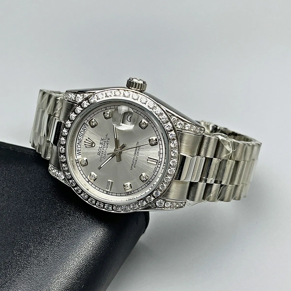 Rolex Silver Dial Watch