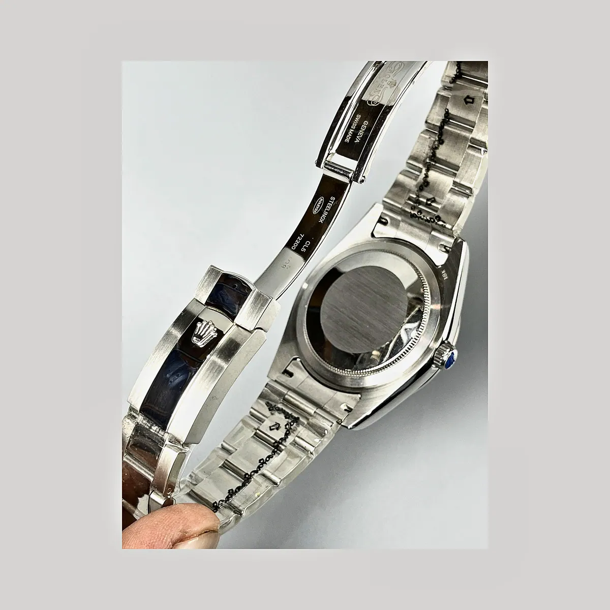 Rolex Watch Silver